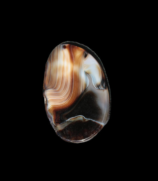 Crazy Lace Agate from Madagascar slice 47*4*29mm 15.8g Rocks and Things Store