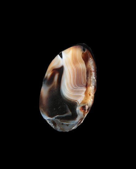 Crazy Lace Agate from Madagascar slice 47*4*29mm 15.8g Rocks and Things Store