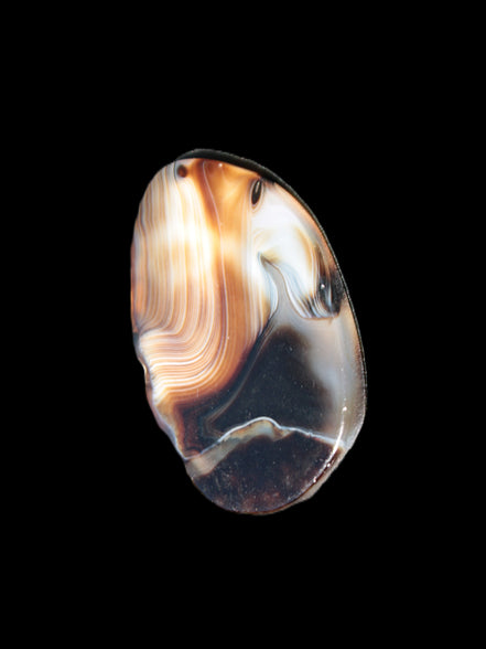 Crazy Lace Agate from Madagascar slice 47*4*29mm 15.8g Rocks and Things Store