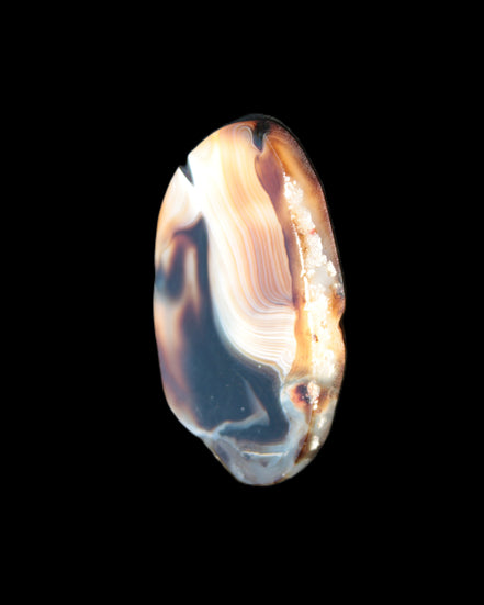 Crazy Lace Agate from Madagascar slice 47*4*29mm 15.8g Rocks and Things Store