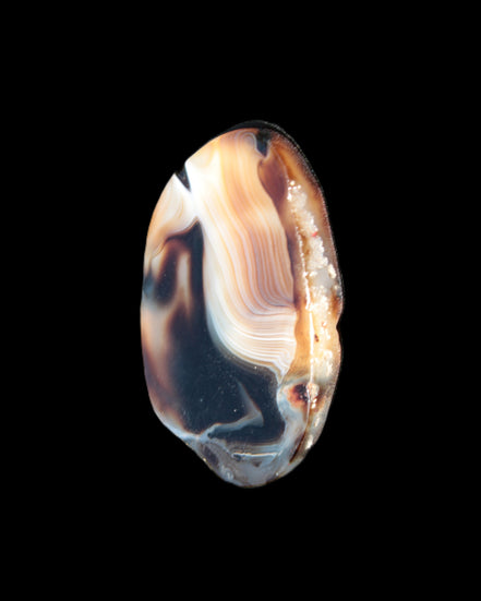 Crazy Lace Agate from Madagascar slice 47*4*29mm 15.8g Rocks and Things Store