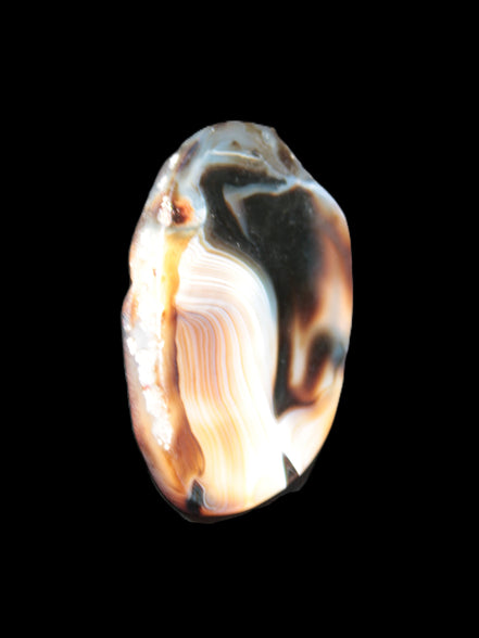 Crazy Lace Agate from Madagascar slice 47*4*29mm 15.8g Rocks and Things Store