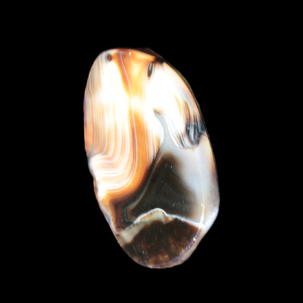 Crazy Lace Agate from Madagascar slice 47*4*29mm 15.8g Rocks and Things Store