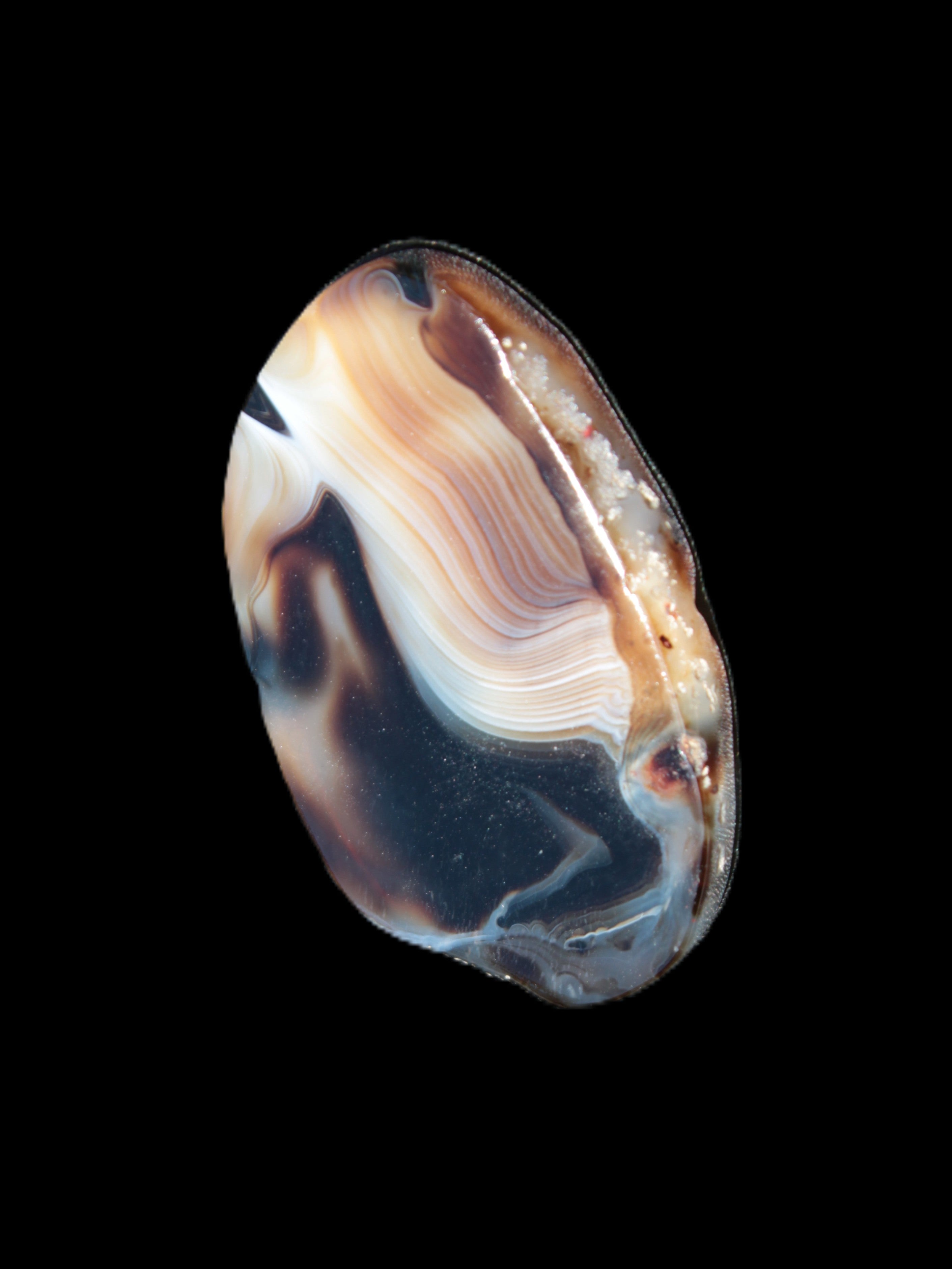 Crazy Lace Agate from Madagascar slice 47*4*29mm 15.8g Rocks and Things Store