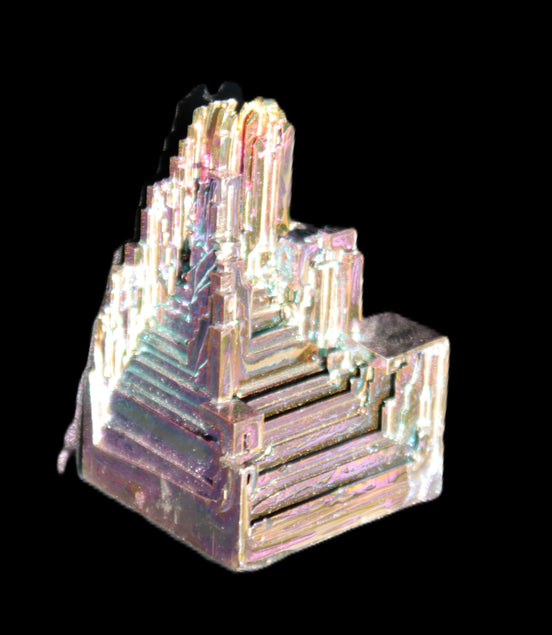 Bismuth castle crystal 28*40mm 56g