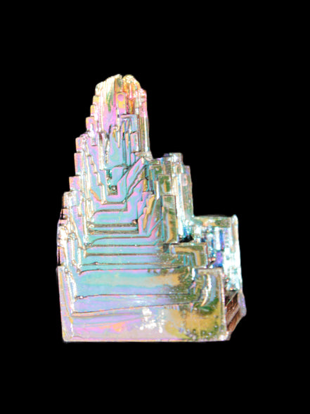 Bismuth castle crystal 28*40mm 56g