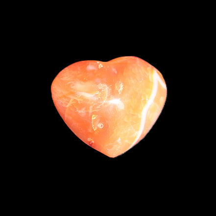 Carnelian Agate heart 37*33mm 27g Rocks and Things Store