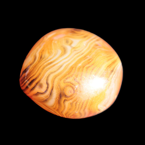 Crazy Lace Agate 45*40mm 60g in sunlight - Rocks and Things Store