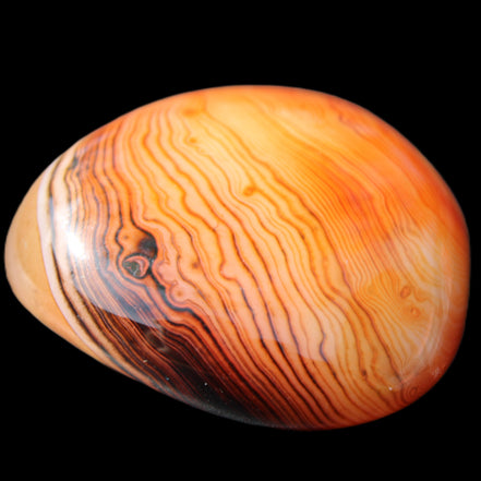 Crazy Lace Agate from Madagascar 74g in sunlight - Rocks and Things Store