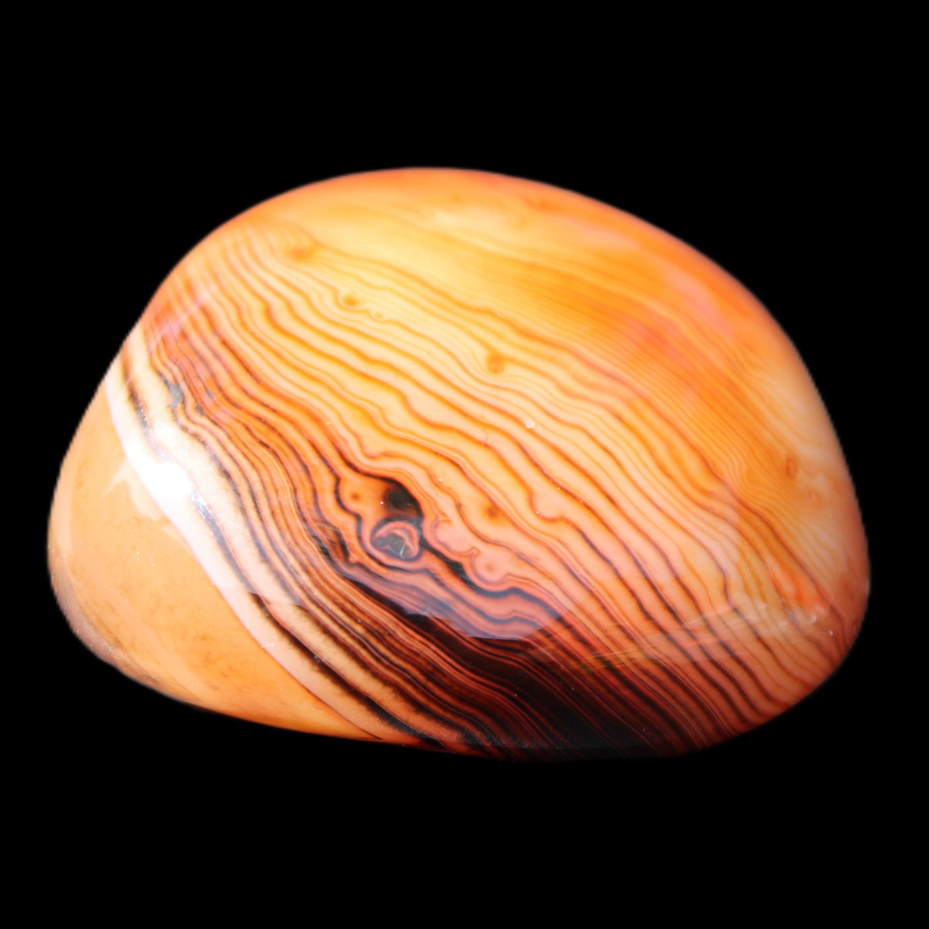 Crazy Lace Agate from Madagascar 74g in sunlight - Rocks and Things Store