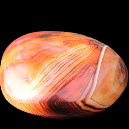 Crazy Lace Agate from Madagascar 74g in sunlight - Rocks and Things Store