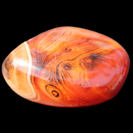 Crazy Lace Agate from Madagascar 74g in sunlight - Rocks and Things Store