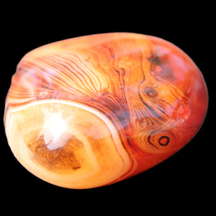 Crazy Lace Agate from Madagascar 74g in sunlight - Rocks and Things Store