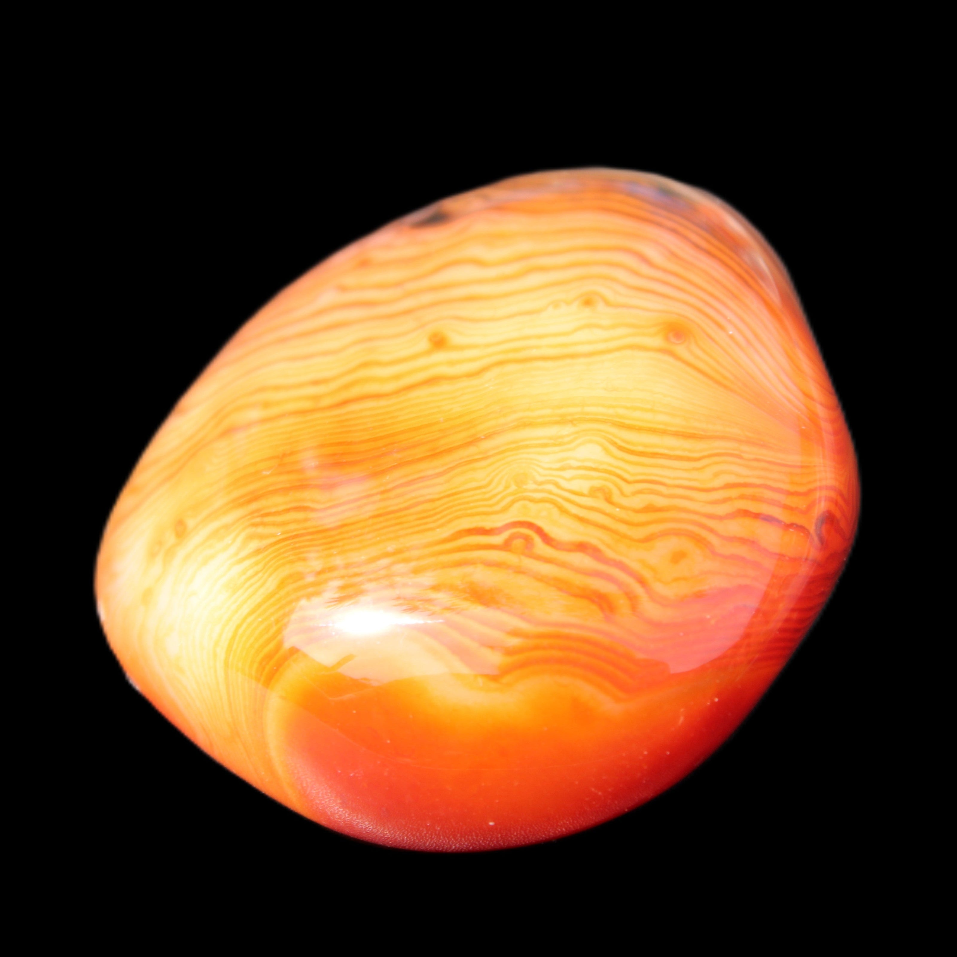 Crazy Lace Agate from Madagascar 74g in sunlight - Rocks and Things Store