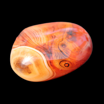 Crazy Lace Agate from Madagascar 74g in sunlight - Rocks and Things Store