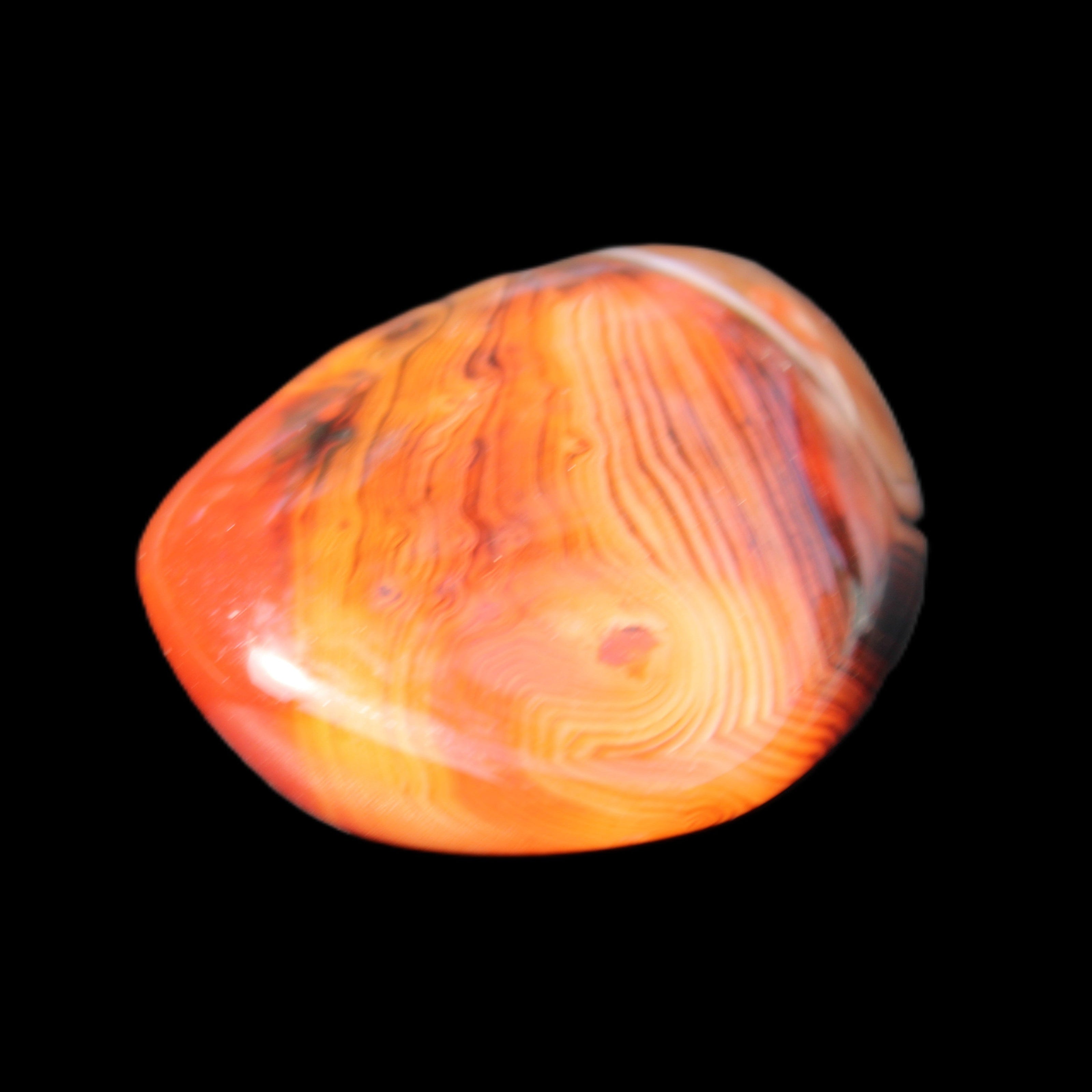 Crazy Lace Agate from Madagascar 74g in sunlight - Rocks and Things Store