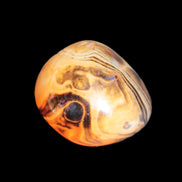 Crazy Lace Agate from Madagascar 45*40mm 71g in sunlight - Rocks and Things Store