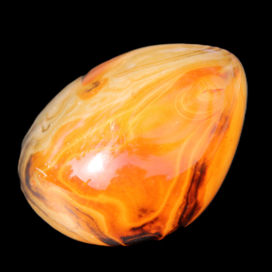 Crazy Lace Agate from Madagascar 45*40mm 71g in sunlight - Rocks and Things Store