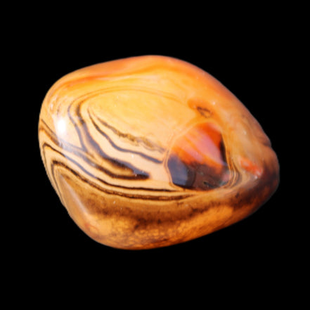 Crazy Lace Agate from Madagascar 45*40mm 71g in sunlight - Rocks and Things Store