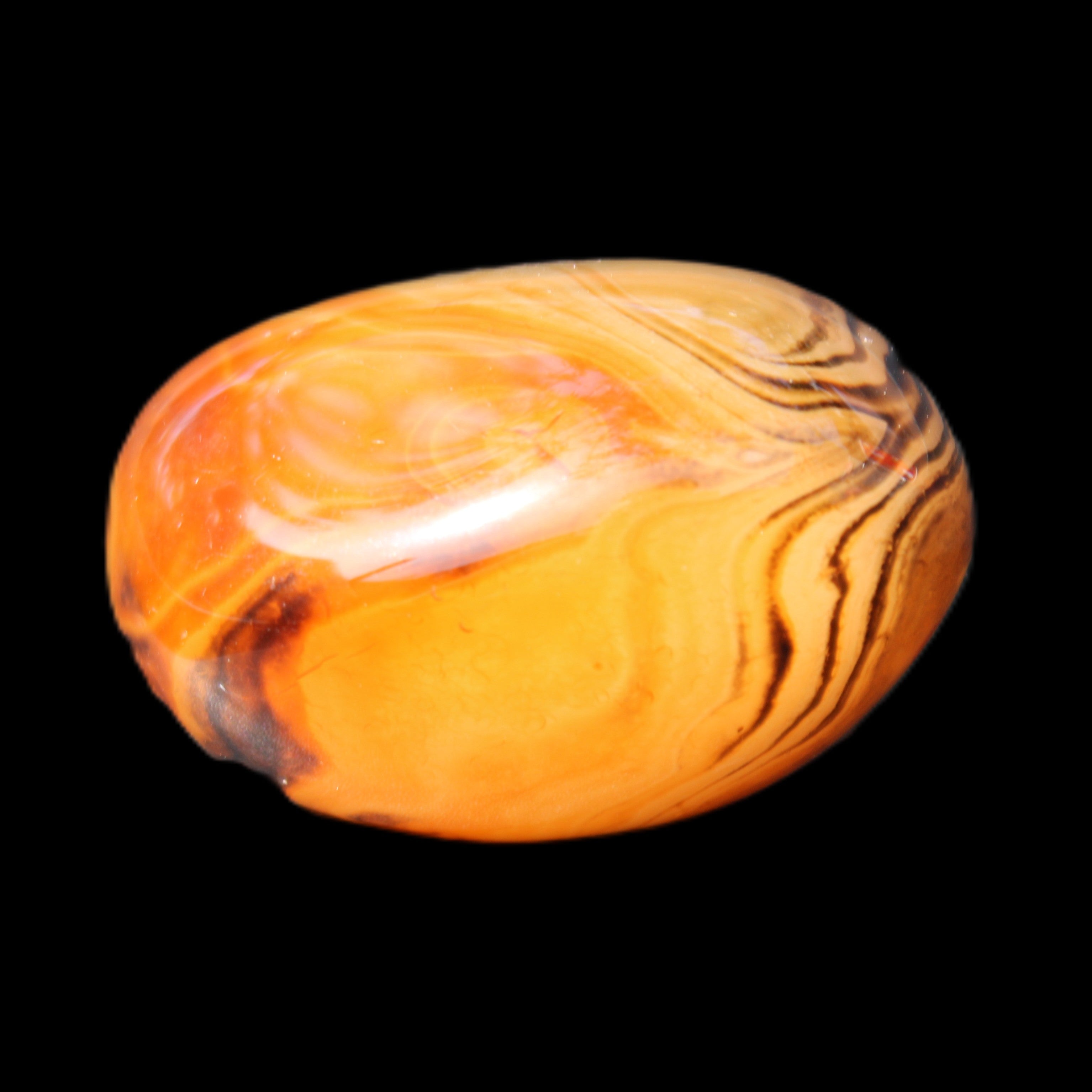 Crazy Lace Agate from Madagascar 45*40mm 71g in sunlight - Rocks and Things Store