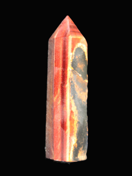 Rare Red Tigers Eye wand 77mm 50.8g Rocks and Things Store