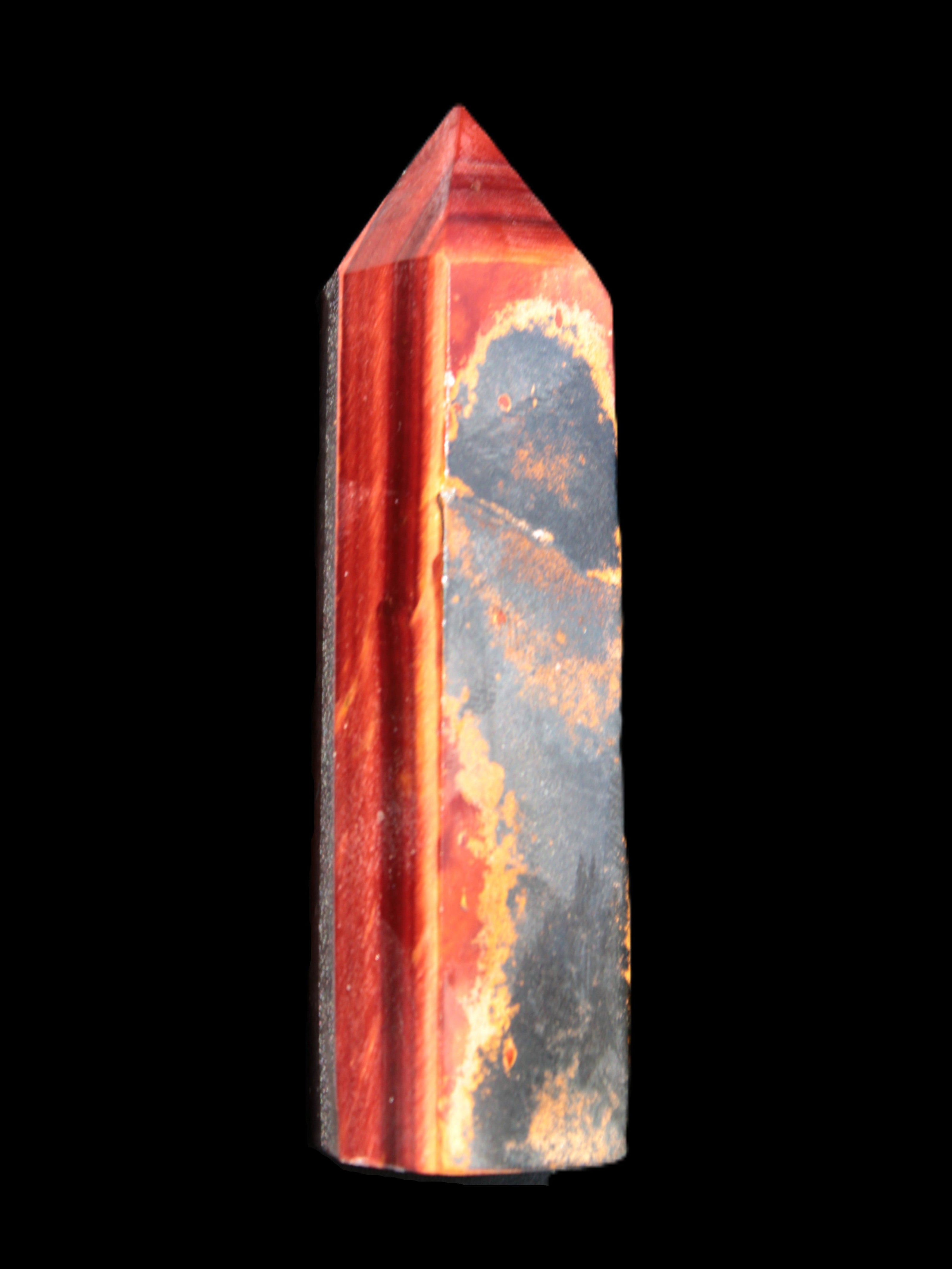 Rare Red Tigers Eye wand 77mm 50.8g Rocks and Things Store