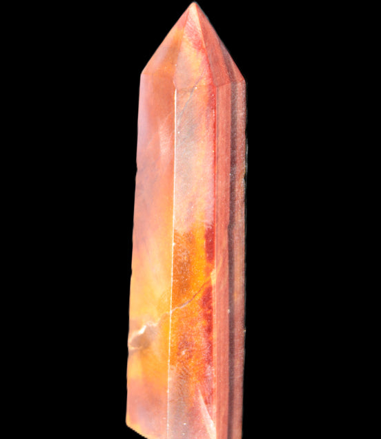 Rare Red Tigers Eye wand 77mm 50.8g in sunlight