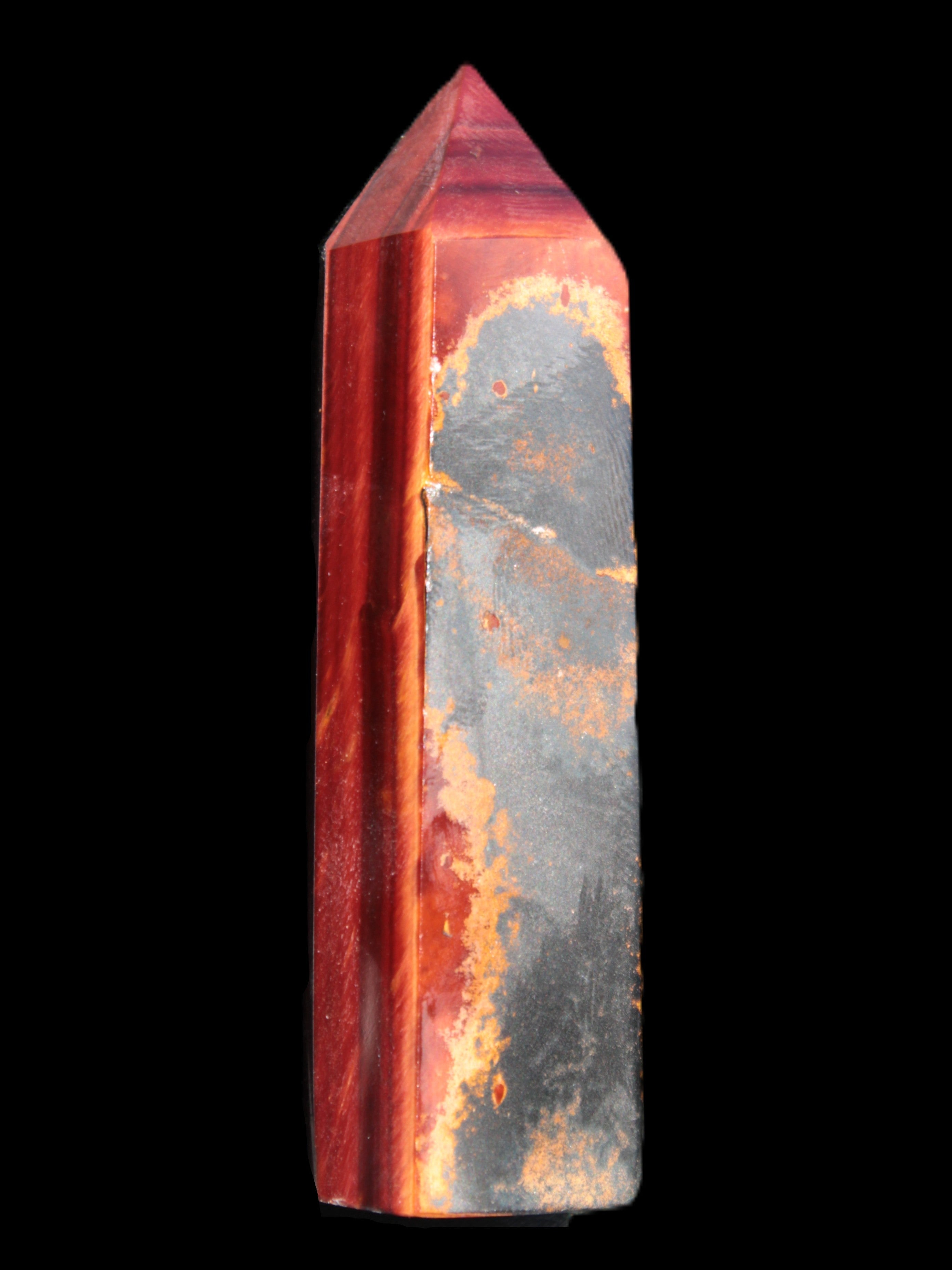 Rare Red Tigers Eye wand 77mm 50.8g Rocks and Things Store
