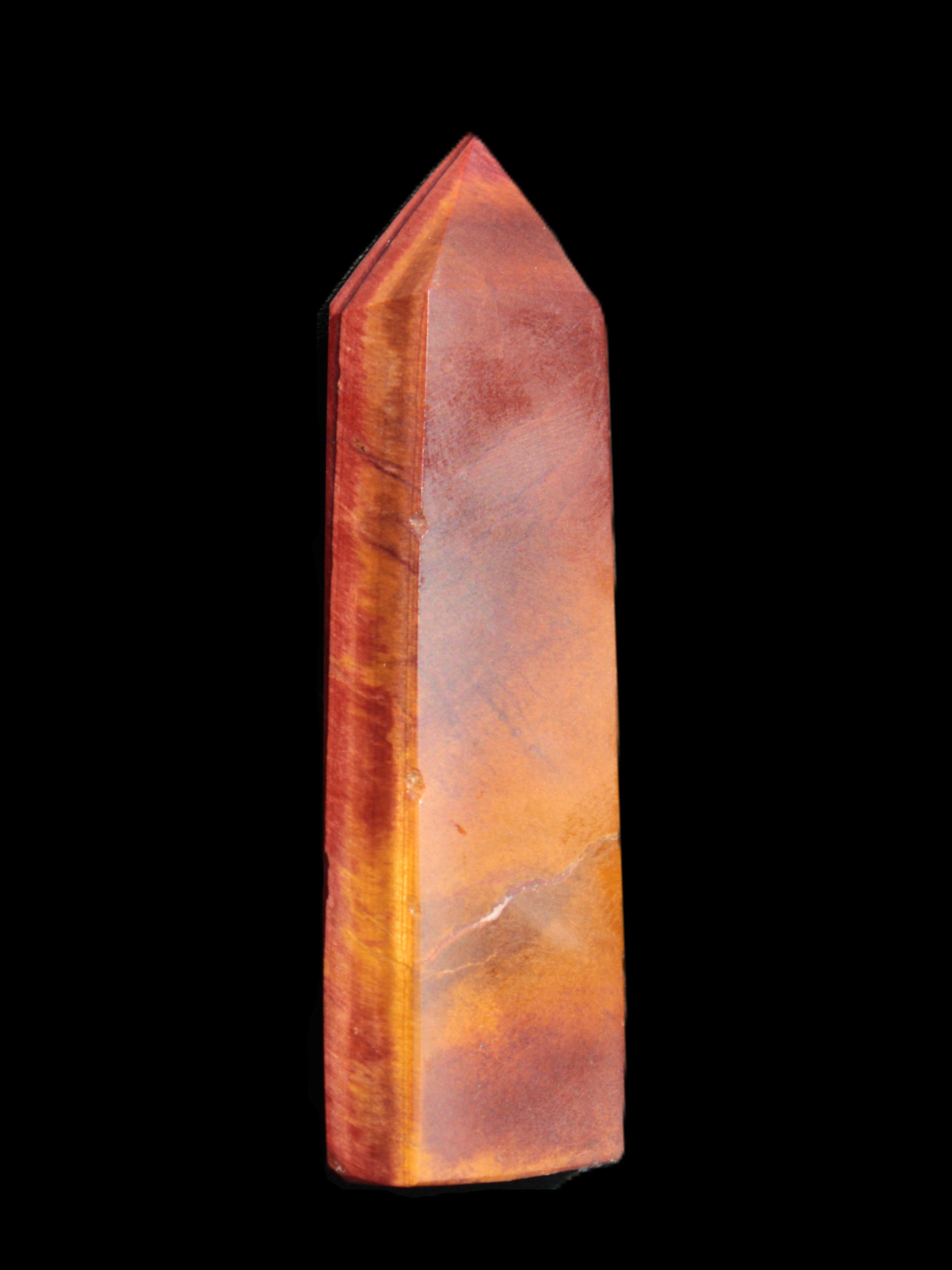 Rare Red Tigers Eye wand 77mm 50.8g Rocks and Things Store