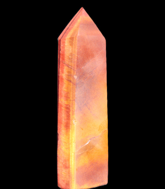 Rare Red Tigers Eye wand 77mm 50.8g in sunlight