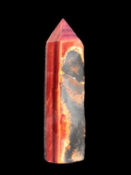 Rare Red Tigers Eye wand 77mm 50.8g in sunlight