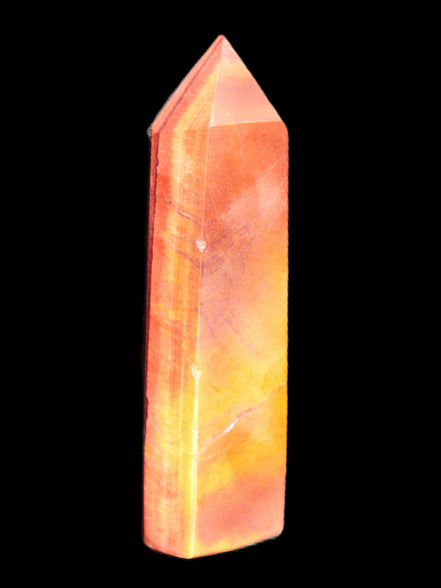 Rare Red Tigers Eye wand 77mm 50.8g in sunlight - Rocks and Things Store