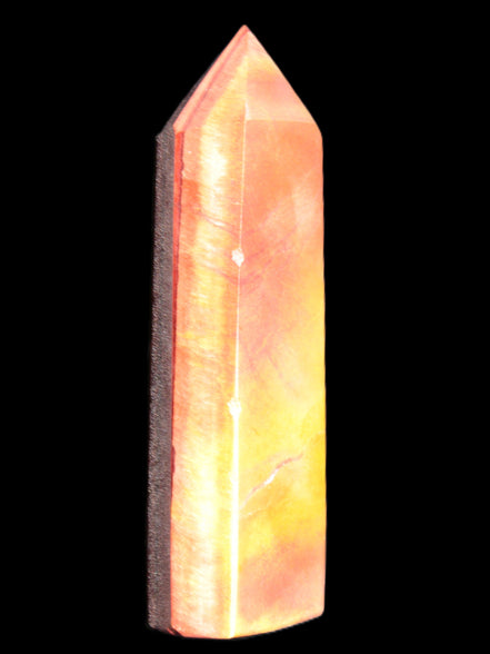 Rare Red Tigers Eye wand 77mm 50.8g in sunlight - Rocks and Things Store