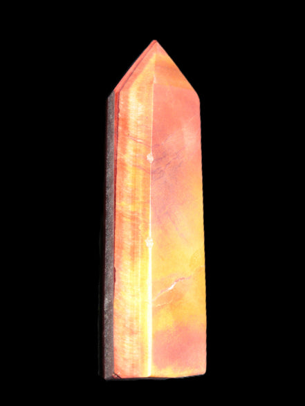 Rare Red Tigers Eye wand 77mm 50.8g in sunlight - Rocks and Things Store