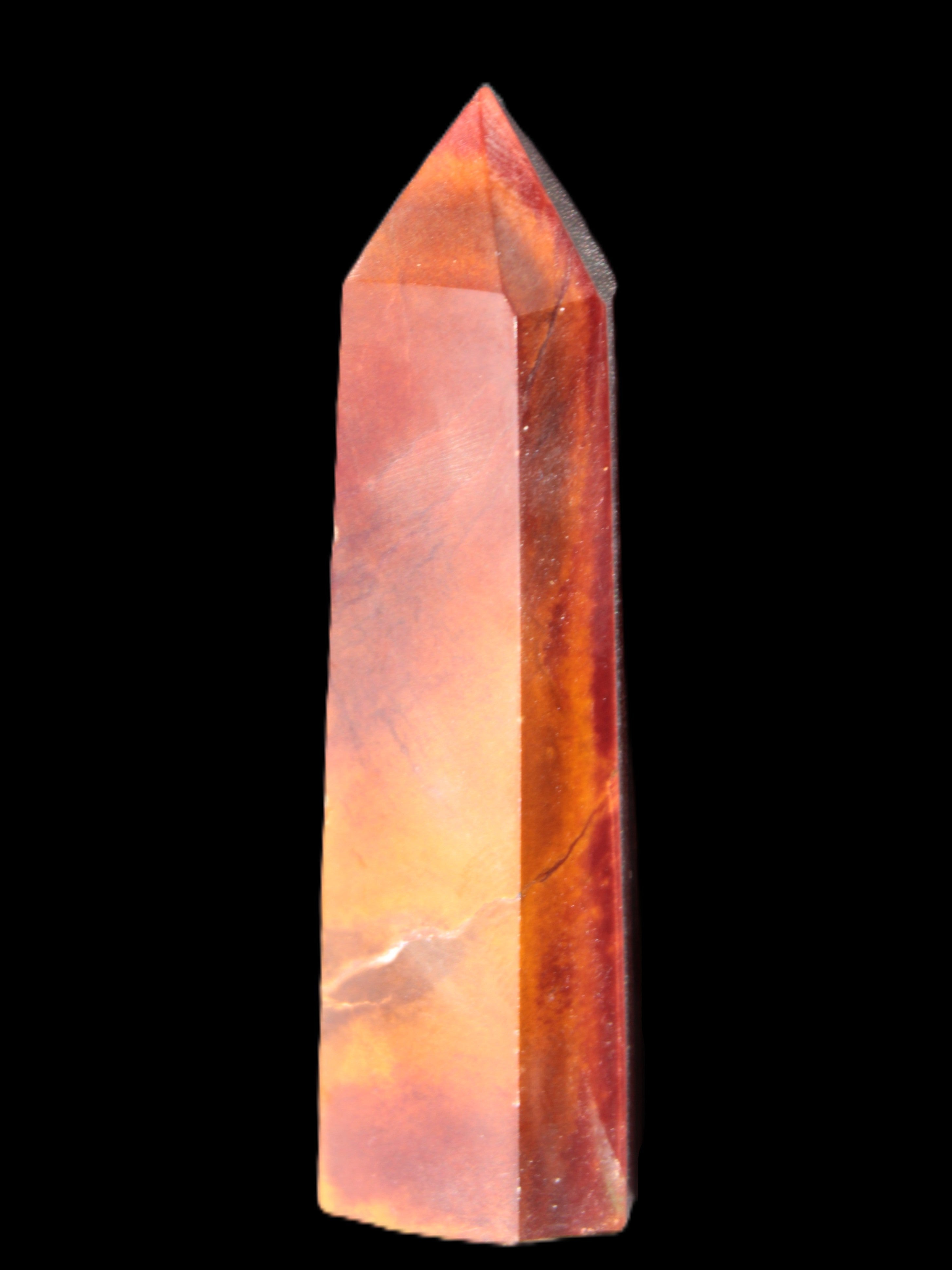 Rare Red Tigers Eye wand 77mm 50.8g Rocks and Things Store