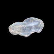 Blue Dumortierite in polished Quartz crystal 2.1ct in bright sunshine