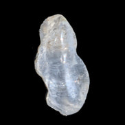 Blue Dumortierite in polished Quartz crystal 2.1ct in bright sunshine