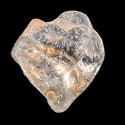 Blue Dumortierite in Golden Healer Quartz crystal 7.3ct in bright sunlight