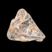 Blue Dumortierite in Golden Healer Quartz crystal 7.3ct in bright sunlight