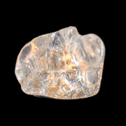 Blue Dumortierite in Golden Healer Quartz crystal 7.3ct in bright sunlight