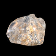 Blue Dumortierite in Golden Healer Quartz crystal 7.3ct in bright sunlight