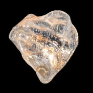 Blue Dumortierite in Golden Healer Quartz crystal 7.3ct in bright sunlight