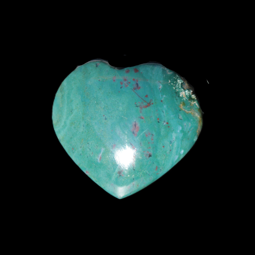 Ocean Jasper heart 46*44mm 52g Rocks and Things Store