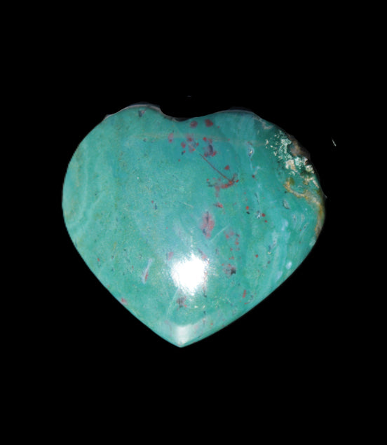 Ocean Jasper heart 46*44mm 52g Rocks and Things Store