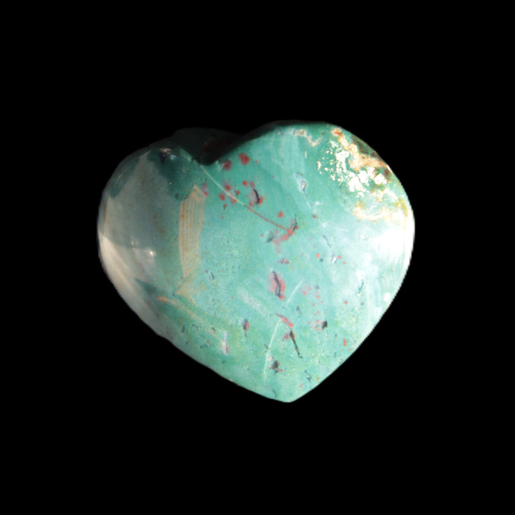 Ocean Jasper heart 46*44mm 52g Rocks and Things Store