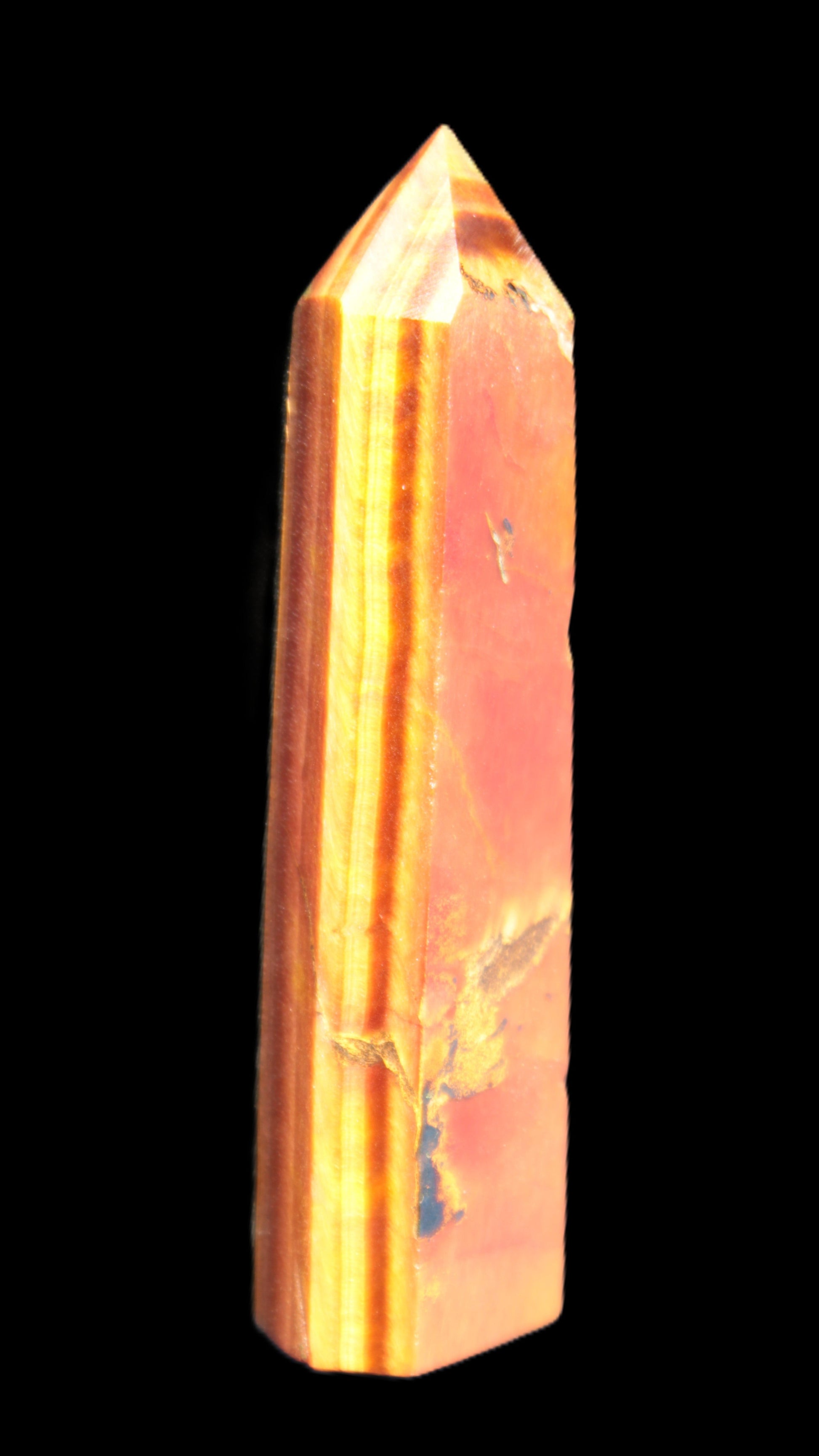 Golden Tigers Eye wand 79mm 45.8g Rocks and Things Store