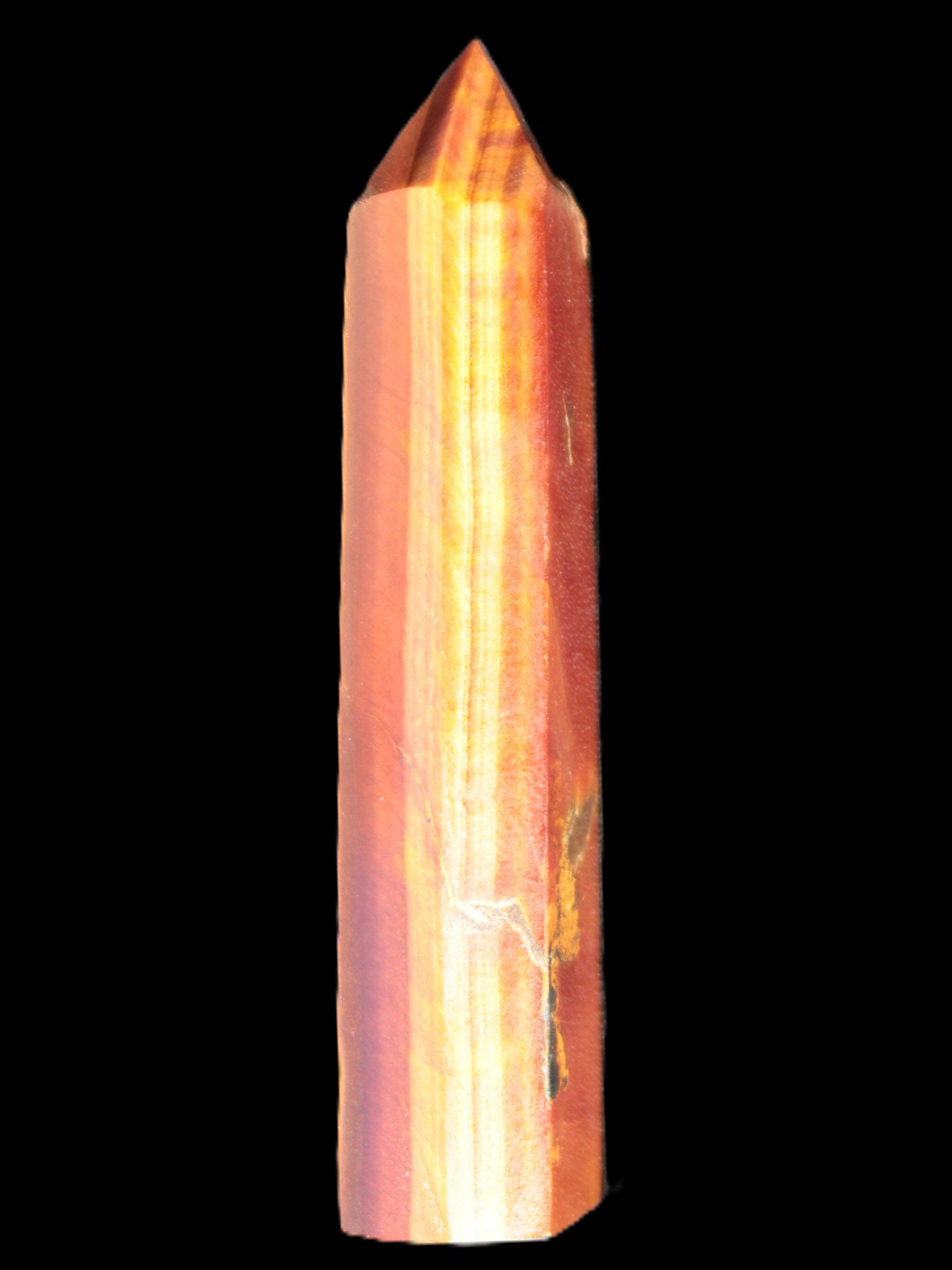 Golden Tigers Eye wand 79mm 45.8g Rocks and Things Store