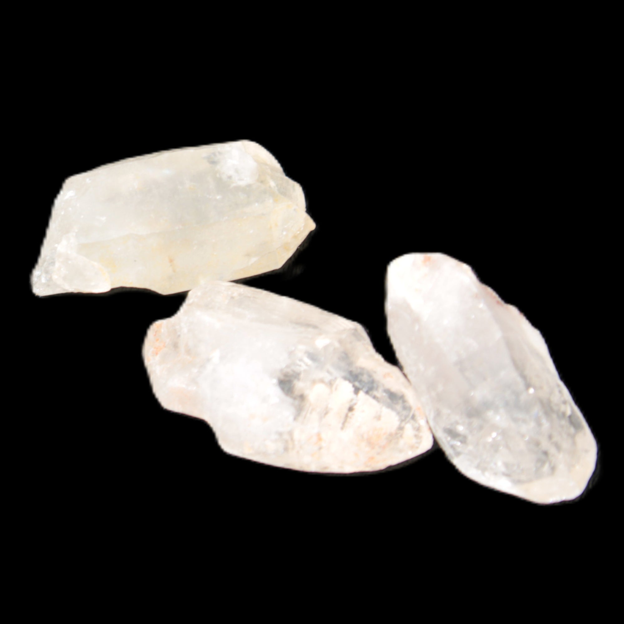 Three Fenster crystals with hydrocarbons/enhydros 7.2g