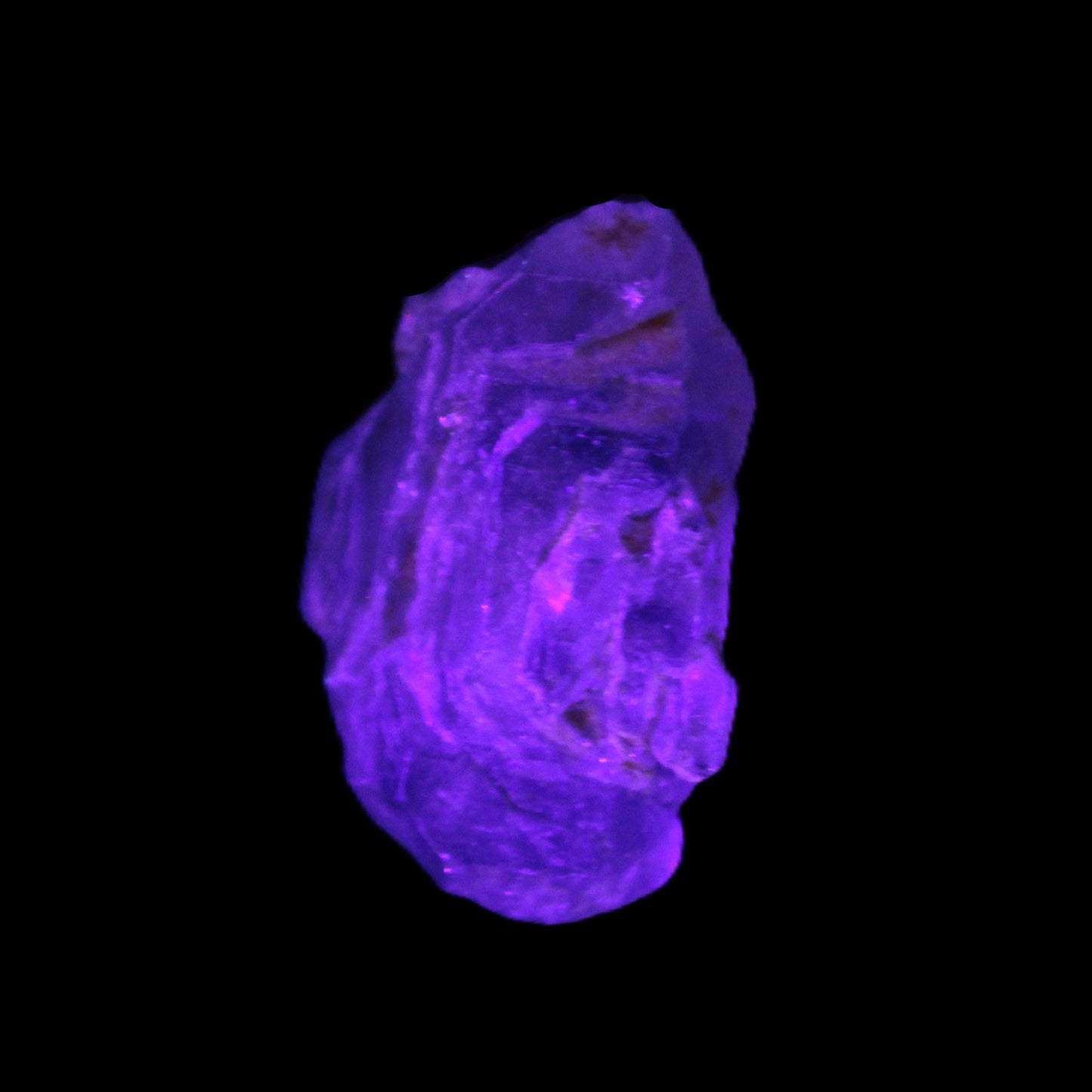 Super Seven Amethyst crystal 10g in UV light - Rocks and Things Store