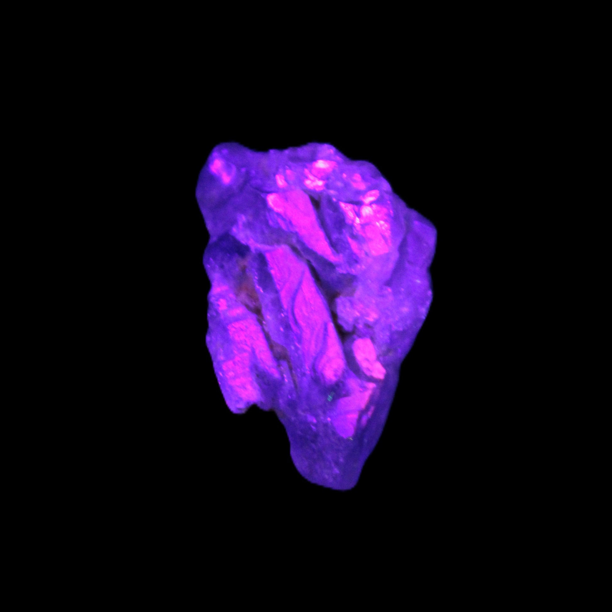 Super Seven Amethyst crystal 10g in UV light - Rocks and Things Store